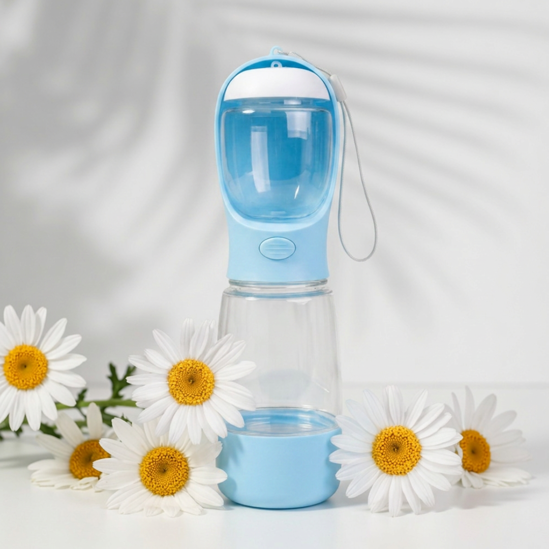 Botella 3 en 1 para mascotas